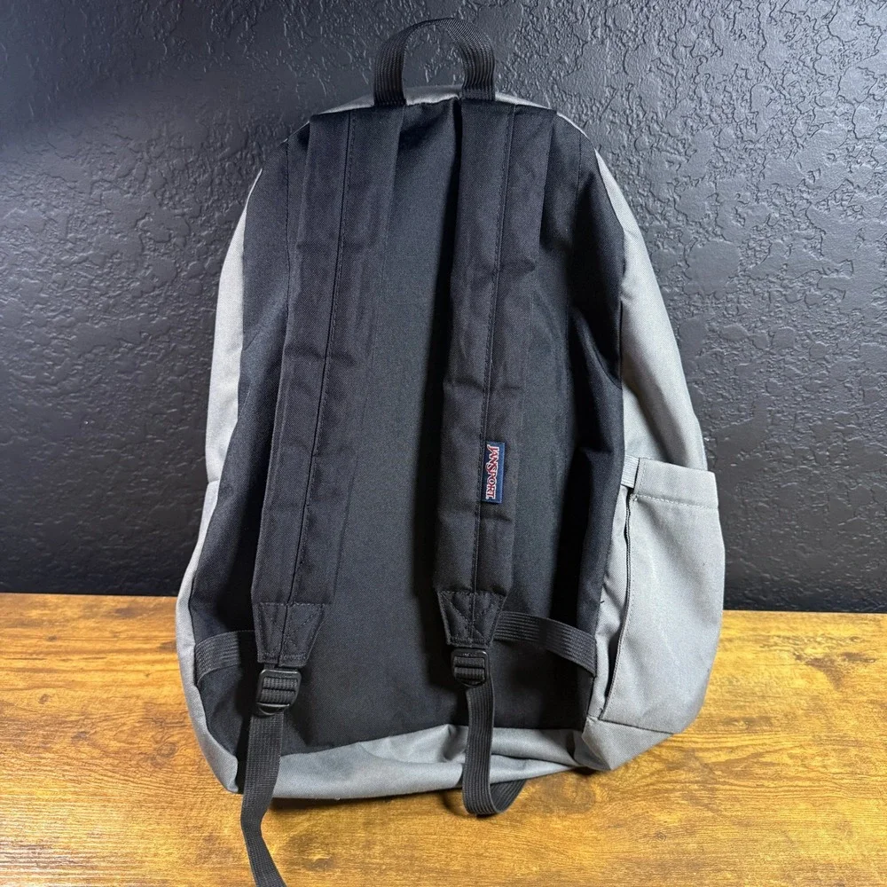 JanSport SuperBreak JS00T501 Grey Polyester Backpack Unisex One Size